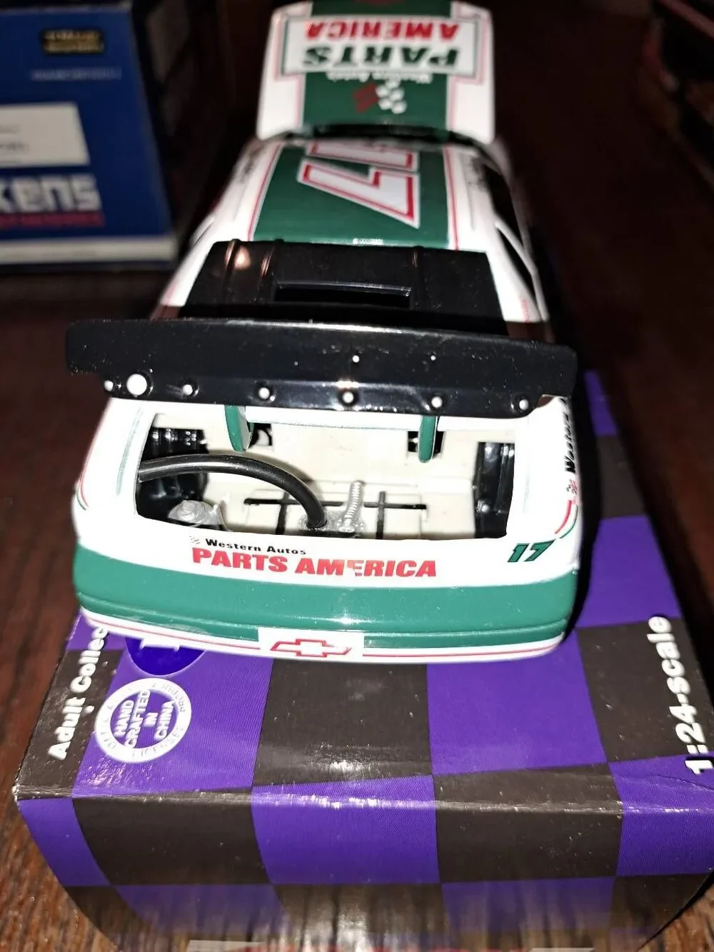 Vintage 96 Action Darrell Waltrip Part America Die Cast Nascar Race Car Bank